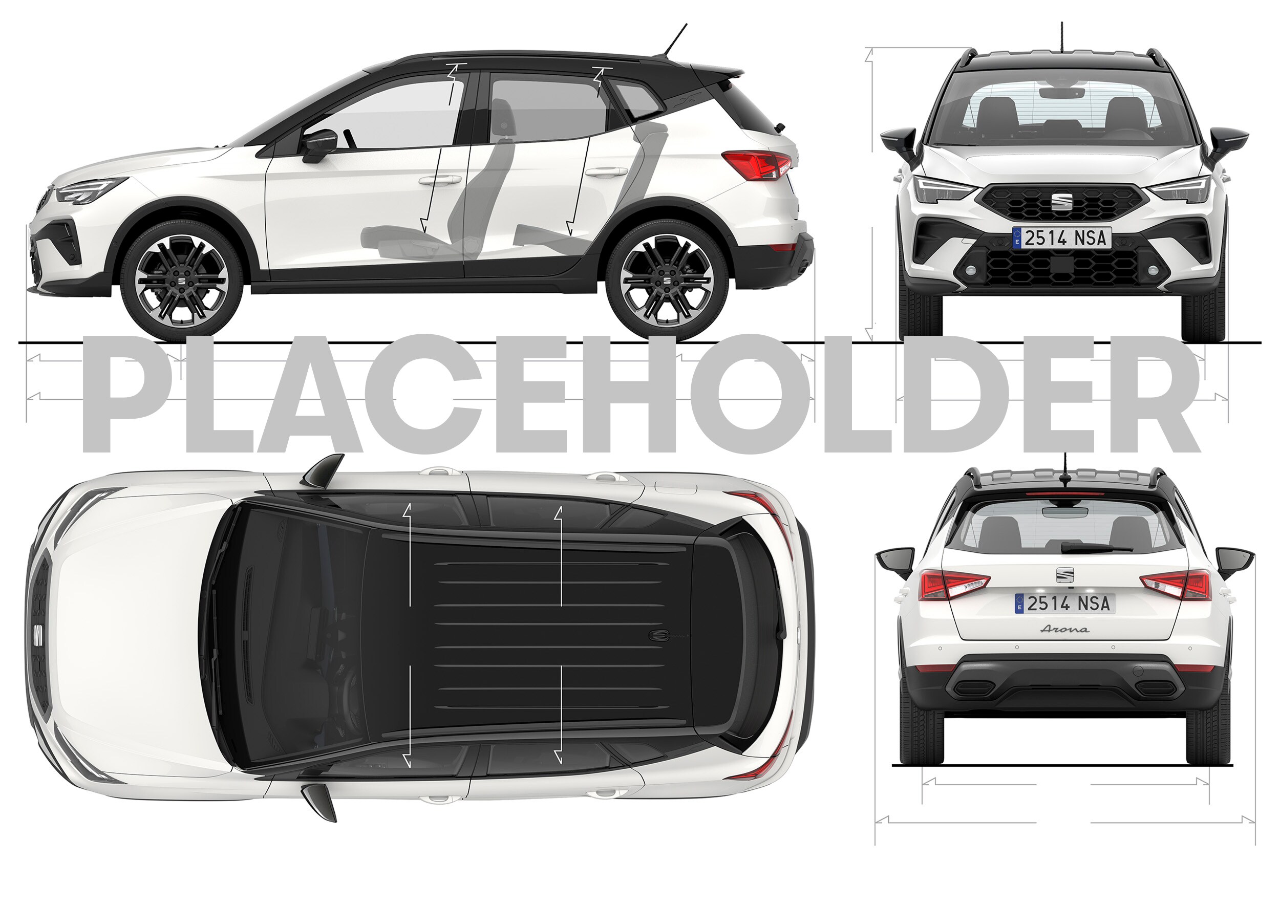 SEAT Arona's car dimensions