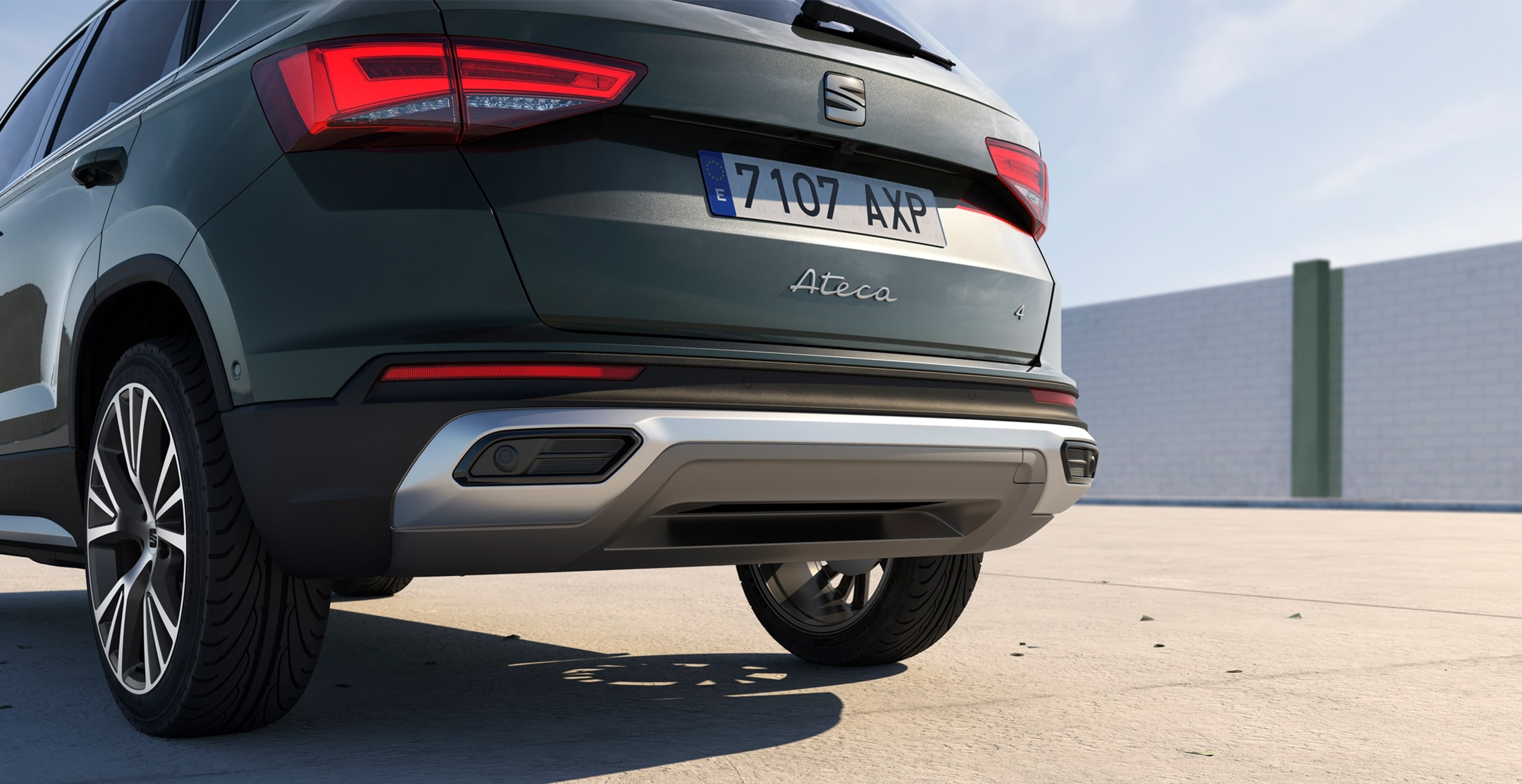 SEAT Ateca SUV exterior image close up view of rear