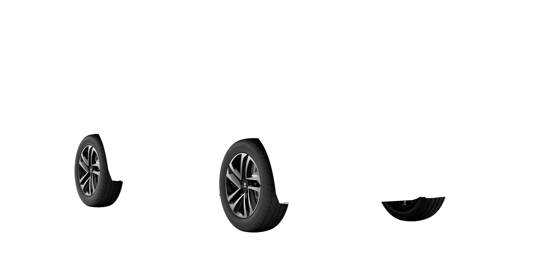 SEAT Tarraco Style con cerchi in lega da 18” in nero