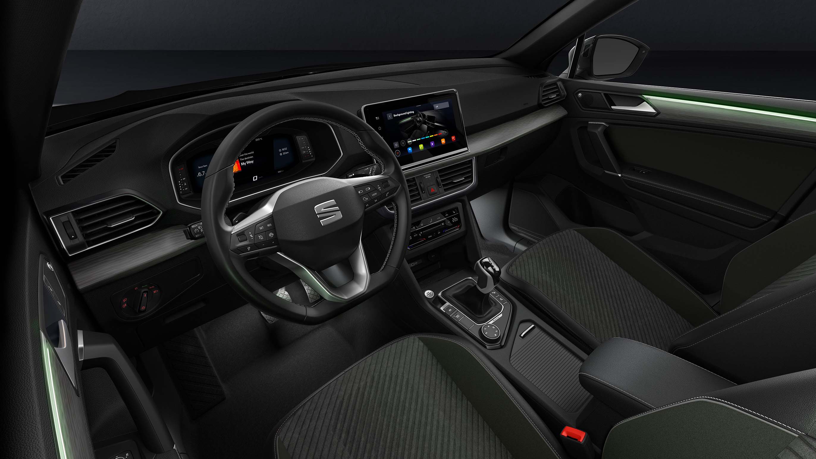 Luce ambiente degli interni di SEAT Tarraco XPERIENCE