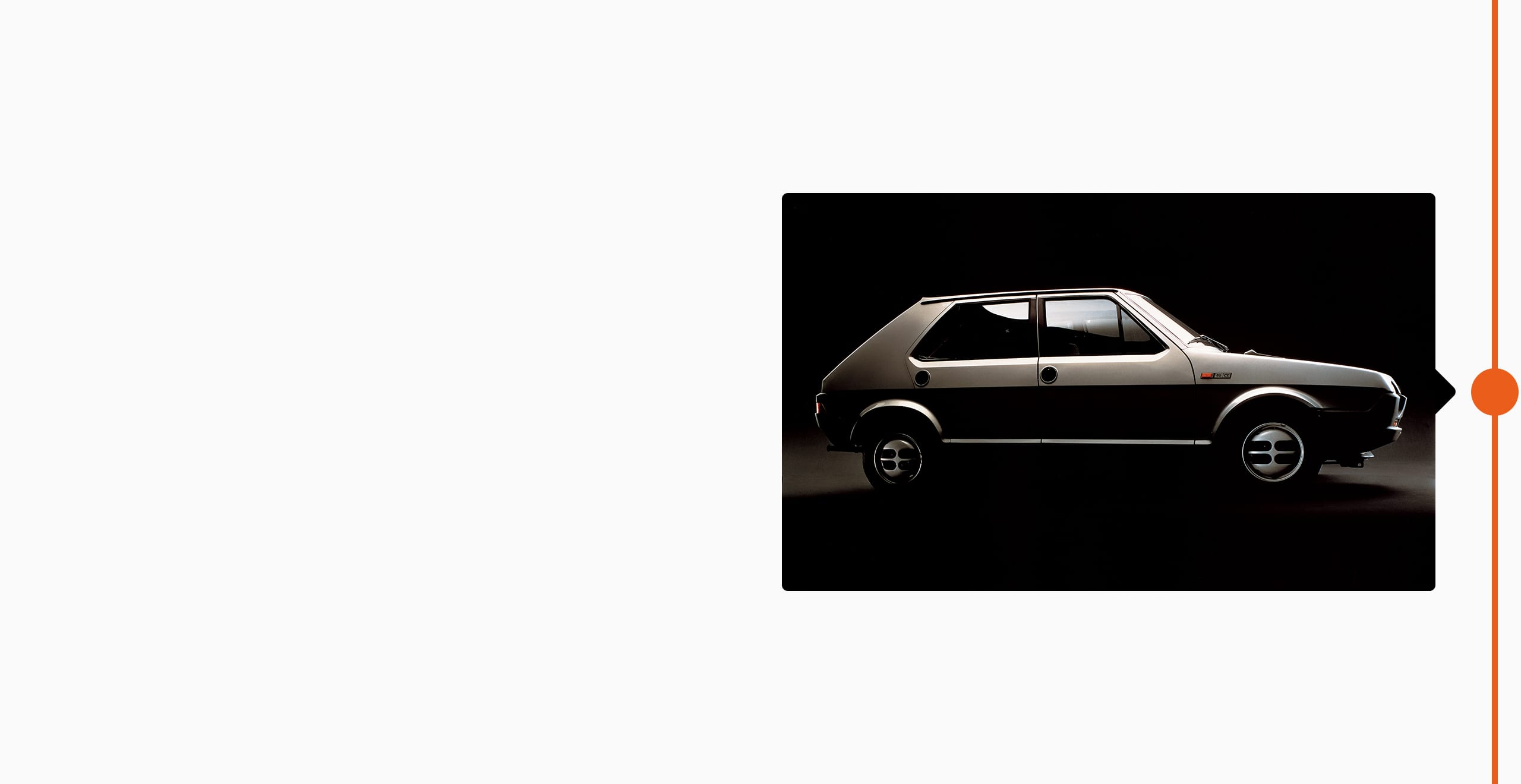 La storia del marchio SEAT: 1979 - Il design del nuovo modello SEAT Ritmo 