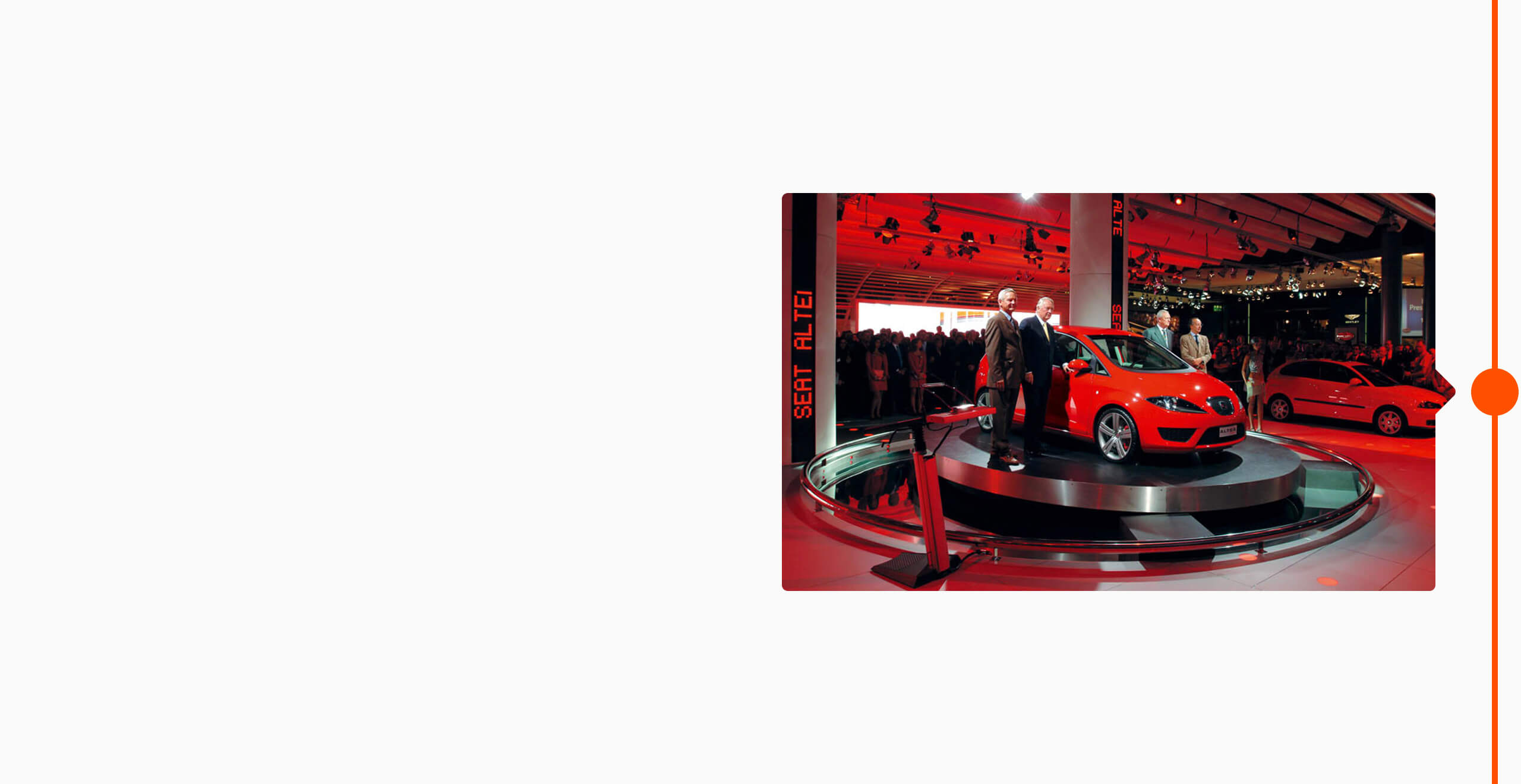 La storia del marchio SEAT: 2004 - SEAT Altea fa il suo debutto al Salone di Ginevra